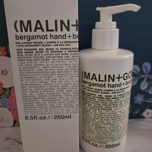 MALIN AND GOETZ BERGAMOT BODY WASH UNISEX - NEW